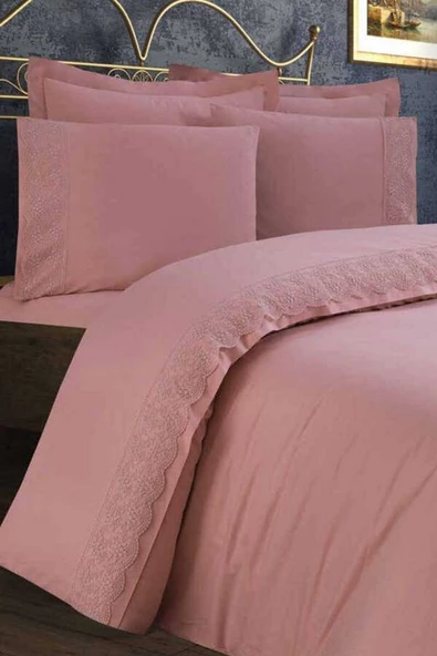 Özdilek 16 Parça Çeyiz Seti, Gelin Seti-Branch Pudra - 3