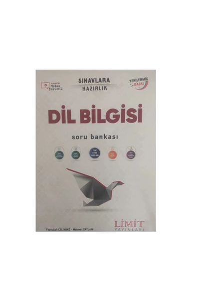 Limit Tyt Dil Bilgisi Soru Bankası 2023 Yenilenen Güncel Baskı