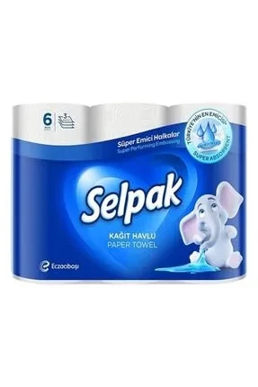 Selpak Kağıt Havlu 3 katlı 6'lı - 2