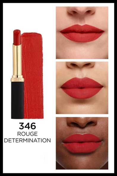Loreal Paris Color Riche Intense Volume Matte Ruj - 346 Rouge Determination - 2