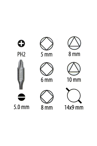 E75-081 Kontrol Kabini Anahtarı 8 Ağız - 5