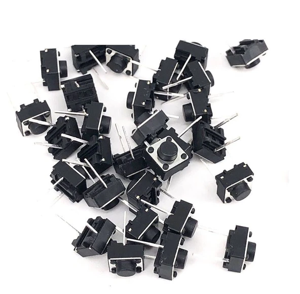 5 Adet - Buton 6x6x5 mm 2 pin, On Off Anahtar Button - 2