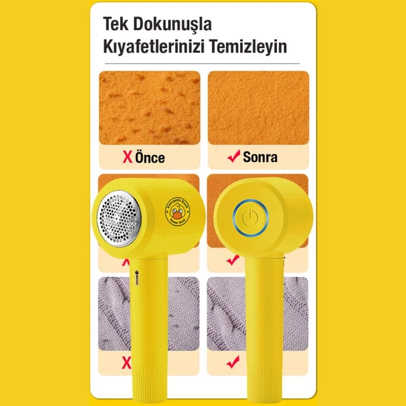 Coofbe Şarjlı Taşınabilir Şarjlı Yüksek Hızlı Motorlu Tiftik Makinası Tüy Toplama Cihazı 3 Bıcaklı - 3