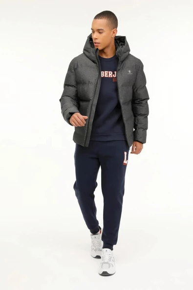 Lumberjack ML NOLANK COAT SN23 3PR Antrasit Melanj  Erkek Kısa Kaban 101813421 - 3