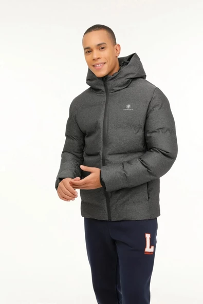 Lumberjack ML NOLANK COAT SN23 3PR Antrasit Melanj  Erkek Kısa Kaban 101813421 - 5