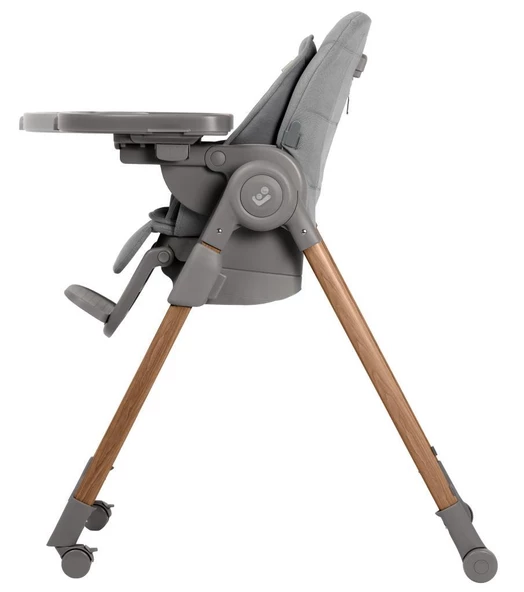 Maxi-Cosi Minla Plus 6'sı Bir Arada Ahşap Görünümlü 4 Tekerlekli Mama Sandalyesi Elegance Graphite - Resim 10