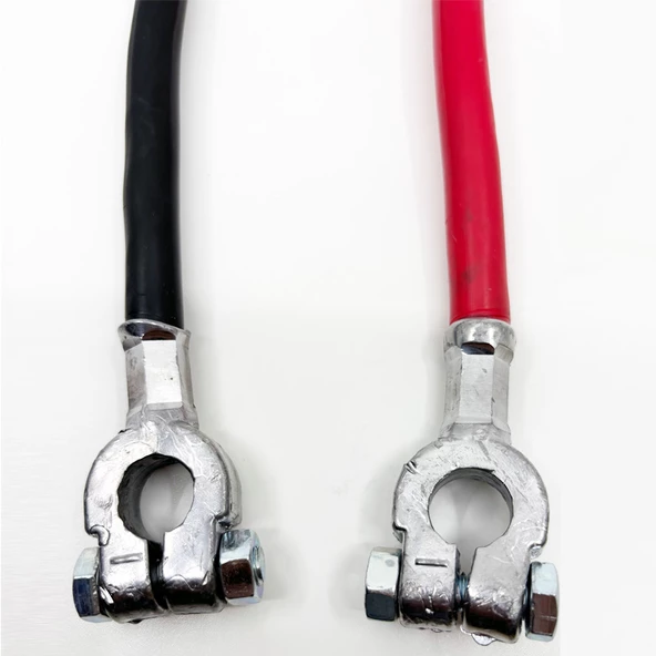 SUN-SNR 2 Adet 35 mm2 Akü Birleştirici Ara Kablosu 35 cm Uzunluğunda CCABT35S030-T2 - 3