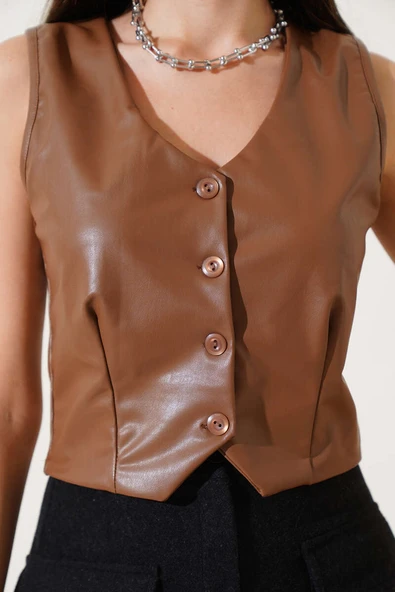 Deri Yelek Taba - Resim 4