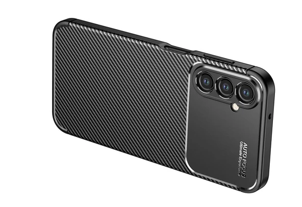 Galaxy M34 5G Kılıf Kamera Korumalı Fiber Tasarım Silikon Kapak - 3