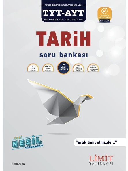 Limit Yayınları TYT AYT Tarih Soru Bankası