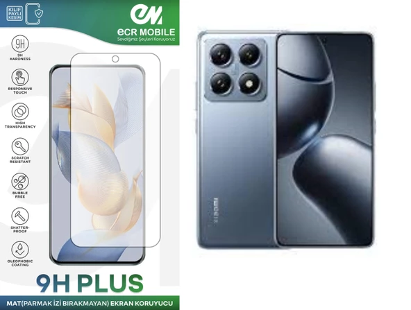 Xiaomi 14T Pro Ekran Koruyucu MAT Tam Uyumlu Esnek Nano Kırılmayan - 1