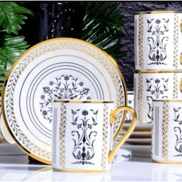 03200 RSY-200 ELENA 6lı Kahve Fİncan Set