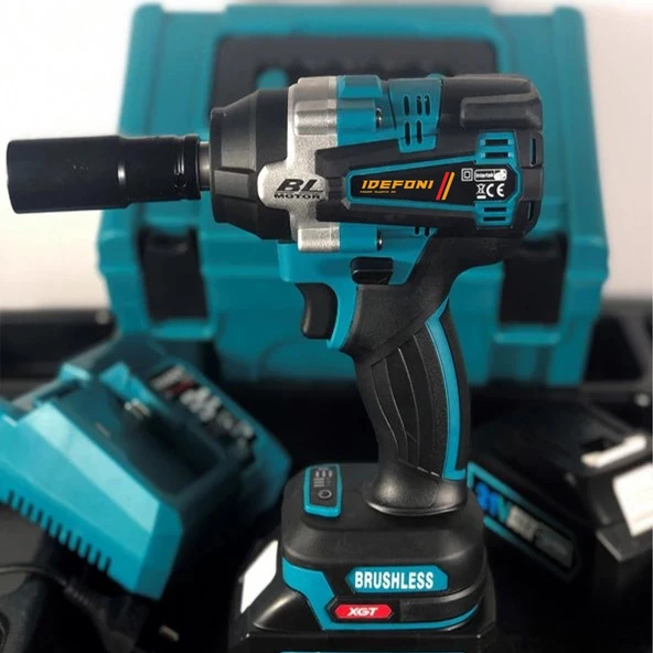 Alman 256 Vf 12 Ah Brushless Çift Bataryalı Somun Sökme Sıkma Makinesi 41 Parça Full Setli - 5