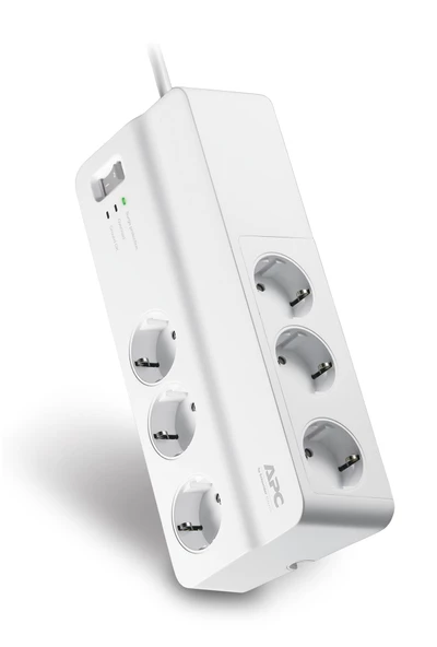 SCHNEIDER ELECTRIC PM6U-GR APC 6'LI AKIM KORUMALI PRİZ - 2 USB HIZLI ŞARJ - 2