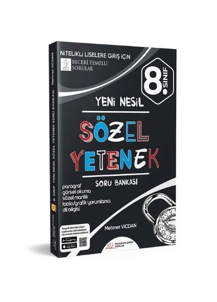 Paragrafın Şifresi Yayınları 8. Sınıf Sözel Yetenek Soru Bankası