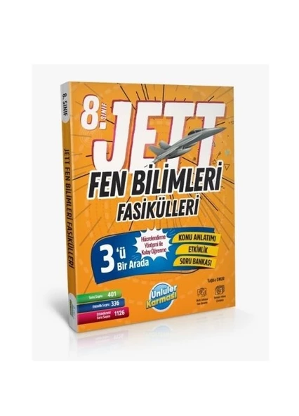Ünlüler Karması 8. Sınıf Fen Bilimleri JETT Soru Fasikülleri