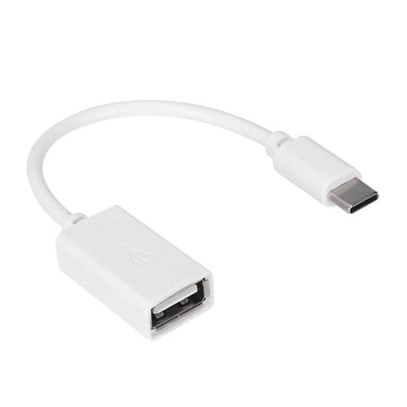 Powermaster HY-X112 Beyaz Usb Dişi To Type-C Erkek Otg Çevirici - 2