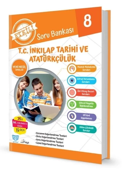 Gendaş Etkili Soru Bankası 8.Sınıf İnkılap Tarihi ve Atatürkçülük