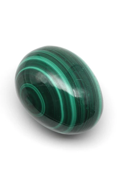 Malakit Doğal Taş Yumurta - Resim 2