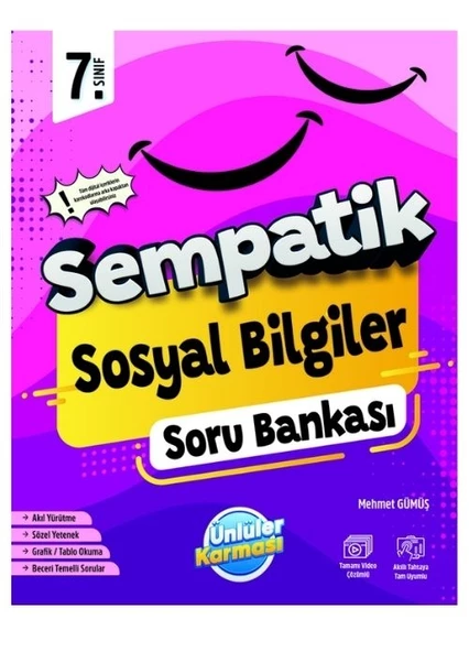 Ünlüler Karması 7. Sınıf Sosyal Bilgiler Sempatik Soru Bankası