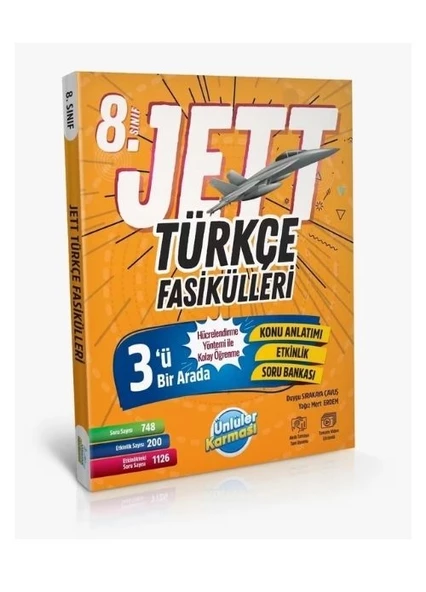 Ünlüler Karması 8. Sınıf Türkçe JETT Soru Fasikülleri