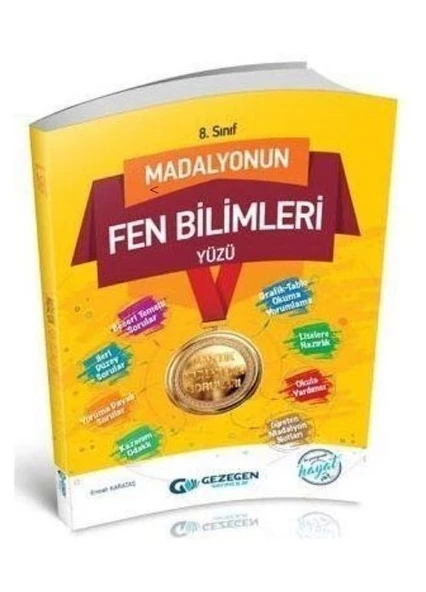 8. Sınıf Fen Bilimleri Madalyonun Yüzü Gezegen Yayıncılık ürün görseli