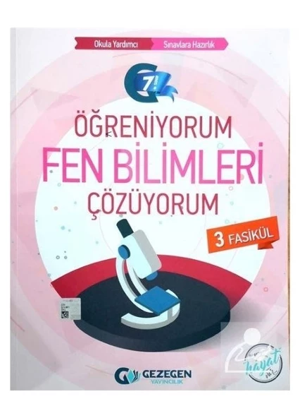 7.Sınıf Fen Bilimleri Öğreniyorum Çözüyorum Gezegen Yayıncılık