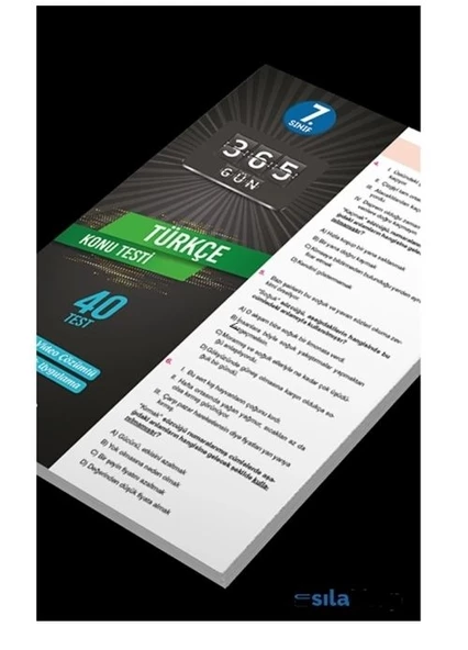 Gezegen Yayınları 7.Sınıf Yeni Türkçe Çek Kopar Yaprak Test ürün görseli 1