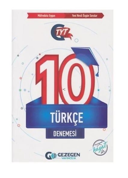 TYT Türkçe 10 Denemesi Gezegen Yayıncılık