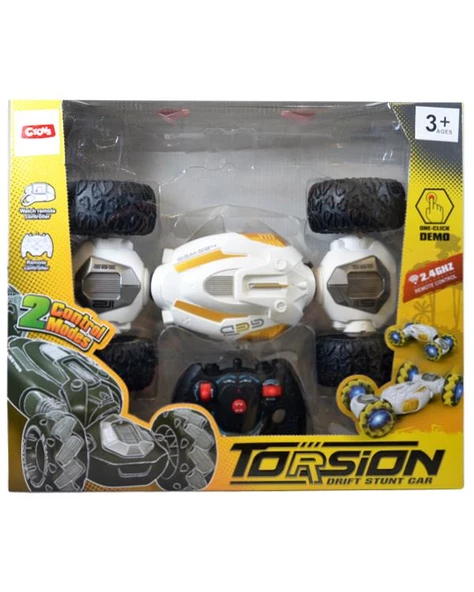 Ctoys Uzaktan Kumandalı 360 Derece Dönebilen Dublör Araba Beyaz QX038