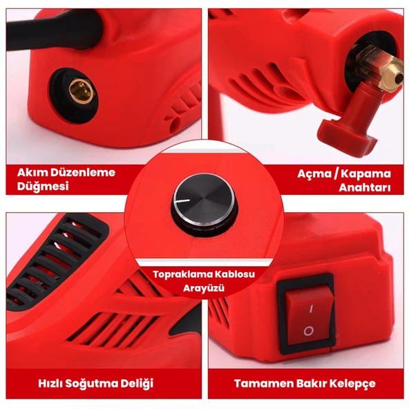 Çift Kartlı Turbo Soğutma El Tipi İnvertör Kaynak Makinesi - 5