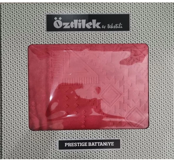 Özdilek Prestige Kalın Embos Çift Kişilik Battaniye (220x240)Cameo Rose
