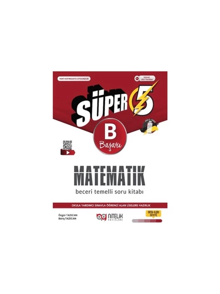 Nitelik Yayınları 5. Sınıf Matematik (B) Beceri Temelli Soru Kitabı Yeni