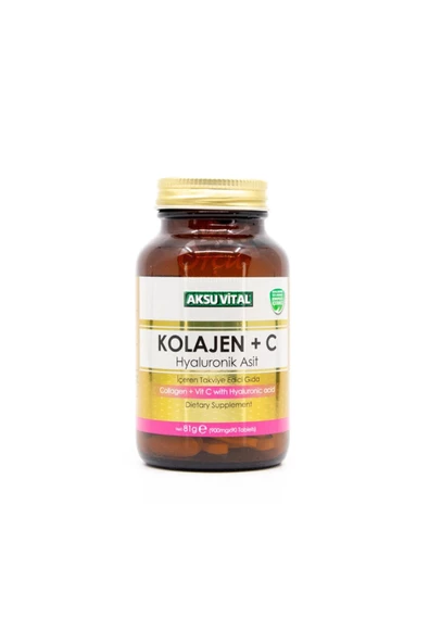 Aksu Vital Kolajen + C Vitamini & Hyaluronik Asit 60 Tablet