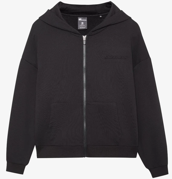 Skechers S242117 W Essential Full Zip Hoodie Sweatshirt Eşofman Üstü Kadın Ceket - Resim 4