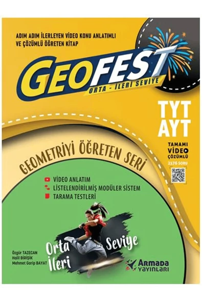 Armada YKS TYT AYT Geofest Orta İleri Seviye Soru Kitabı