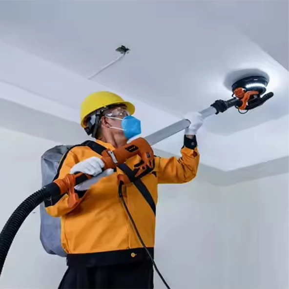 Led Işıklı  Duvar Alçıpan Zımparalama Makinesi 1800 Watt Yüksek Tork Svc - 5