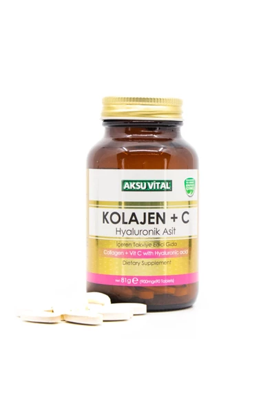 Aksuvital Kolajen C Vitamini & Hyaluronik Asit (60 TABLET 54 GR) - 2