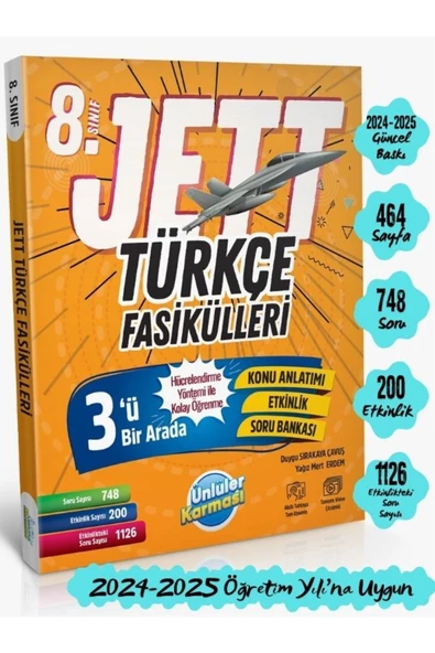 8. SINIF LGS JETT TÜRKÇE FASİKÜLLERİ - 3