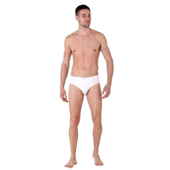 Bambu Erkek Slip Short - Thermoform - Beyaz