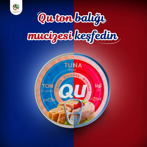 QU ACILI TON BALIĞI 160 GR X3 ADET  + QU Sade  TON BALIĞI 160 GR X3 ADET - 2
