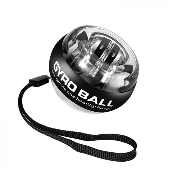 Autostart Çantalı Multilight Powerball Bilek Egzersiz Topu Siyah