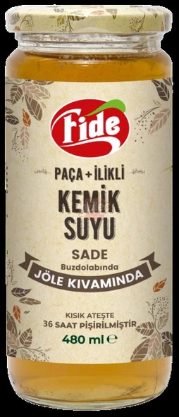 FİDE KEMİK SUYU SADE 480ML