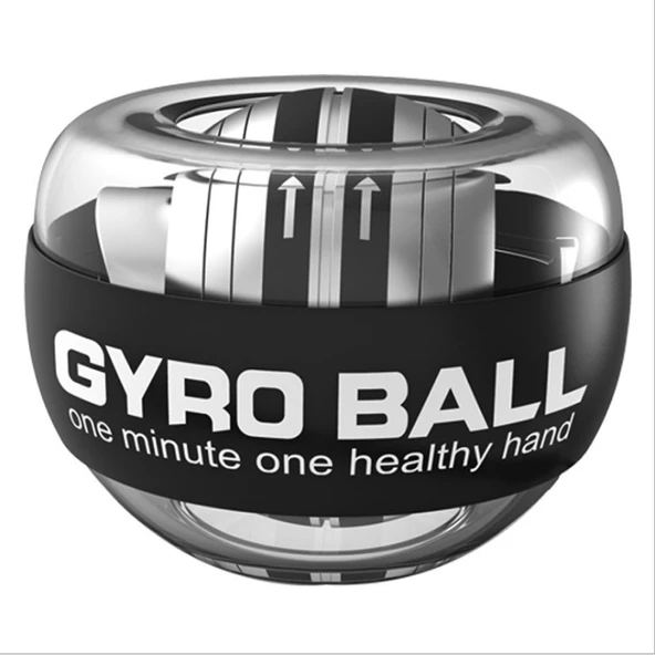 Autostart Çantalı Multilight Powerball Bilek Egzersiz Topu Siyah - 7