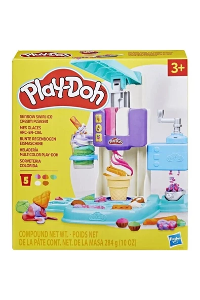 Play-Doh Rainbow Swrl IceCream Plys f4186