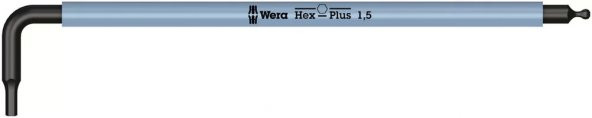 Wera 950 SPKL Hex-Plus Renkli Topbaş Alyan 1,5mm 05022600001