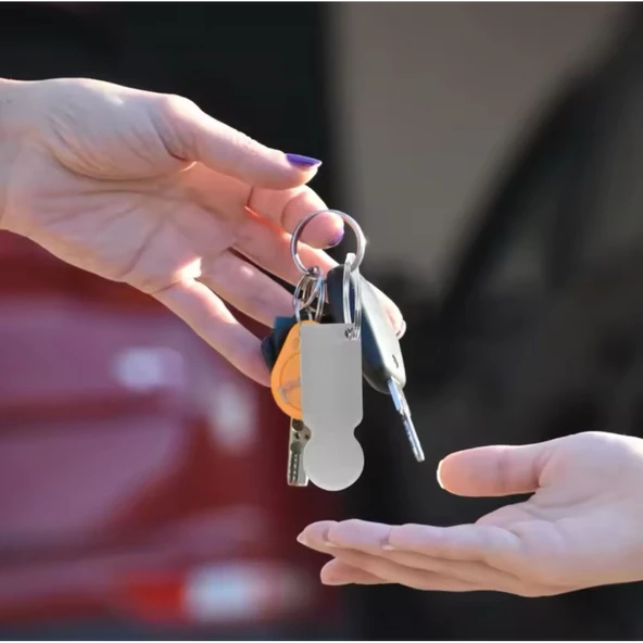 Metal Jeton Anahtarlık - 2