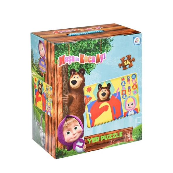 MB7573 MASHA KOCA AYI DEV PUZZLE ( YER PUZZLE )