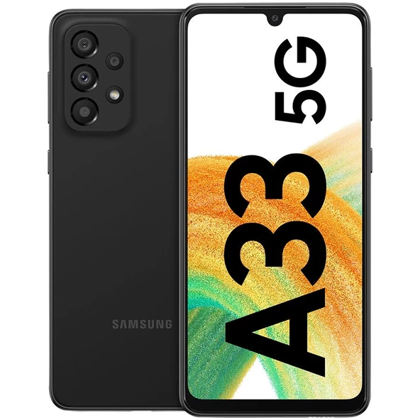 Samsung Galaxy A33 5G Black 128 GB 8 GB Ram YENİLENMİŞ ÜRÜN (Sıfır Gibi) - 1