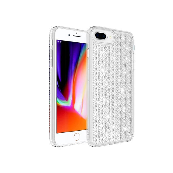 İPHONE 7 PLUS/ 8 PLUS SNOW SİLİKON KAPAK ŞEFFAF